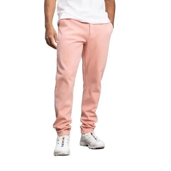 NEW Men's - 686 - Everywhere Pants Relaxed Fit Rosette Pink DWR Sz 38x34